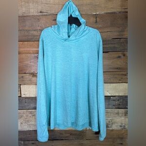 Hooey Easy Breezy Hoodie‎ Turquoise Womens Size XL